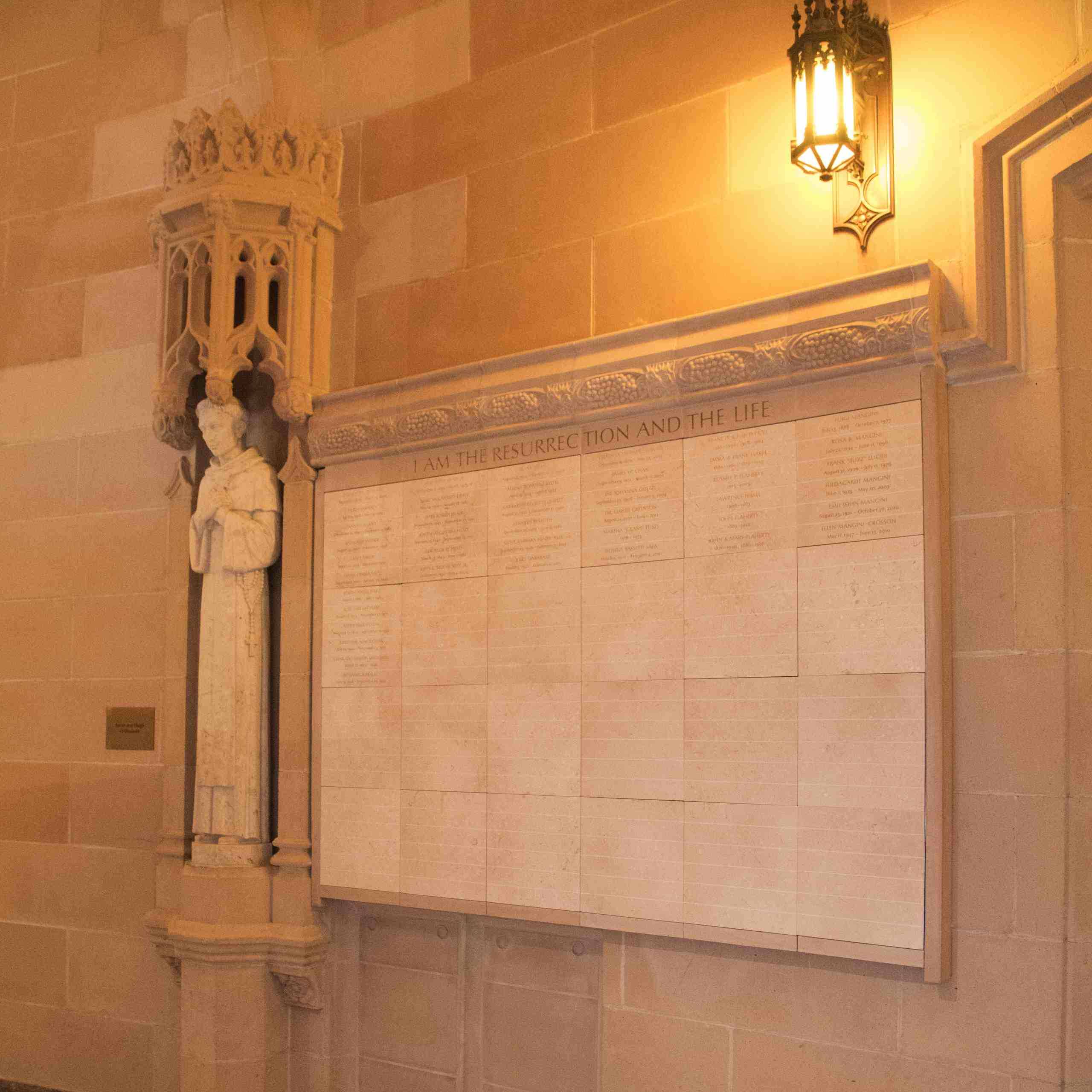 memorial wall