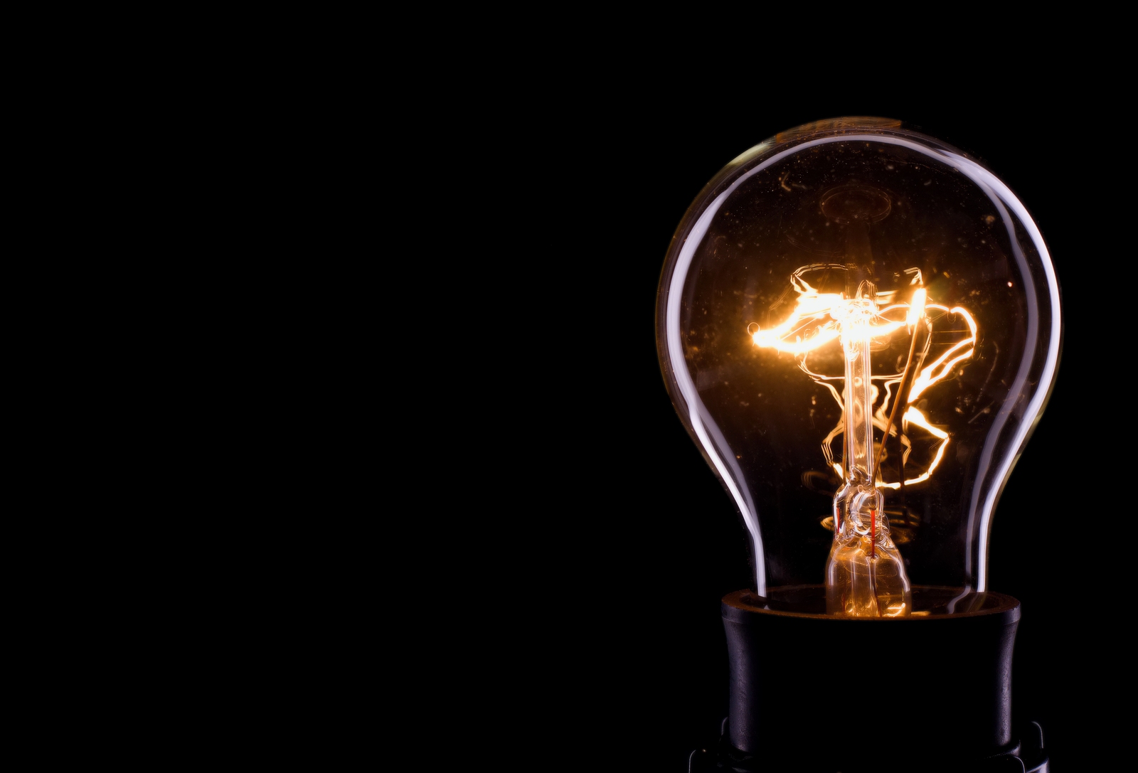 Lightning Inside A Glass Bulb